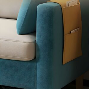 Contemporary Square Arm Loveseat - Image 2
