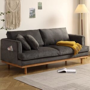 Square Arm & Wide Pillow Back Casual Standard Sofa - Image 9