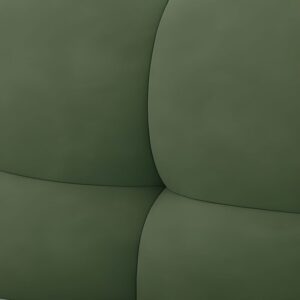 Drawing Room Standard Sofa in Sage Flannel with Armrest and 1 Pillow - Image 2