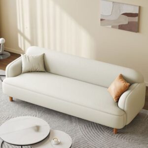 Off-White Standard Sofa/Loveseat with Armrest for Drawing Room - Image 6