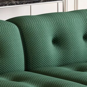 Casual Solid Color Olive Green Sofa Couch 4-seater - Image 4