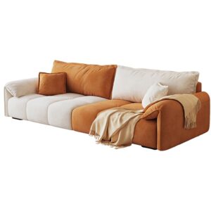 Flannel Stain Resistant Standard Sofa - Image 4