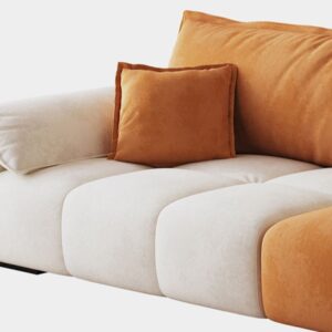 Flannel Stain Resistant Standard Sofa - Image 3