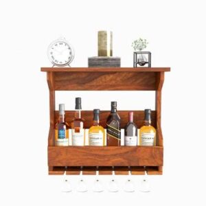 Bar Cabinet, Wall Hanging Mini Bar, Wooden Bar Cabinet, Mini Bar Cabinet for Home, Wall Mounted Bar Cabinet, Glass Storage Cabinet, Home Bar Furniture, Sheesham Wood Mini Bar, Stylish Bar Cabinet,