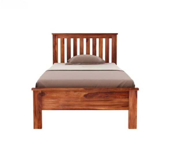 queen king single size bed, king queen single size bed, queen king size bed, king queen size bed, large king queen size bed, queen bed, king bed, king size bed, queen size bed, large size bed, full size bed, sheesham wood single bed frame, solid sheesham wood bed 208 x 102 cm, eco friendly sheesham wood bed for bedroom, affordable sheesham wooden bed in India, single bed with natural grain walnut finish, DIY assembly sheesham bed with instructions,