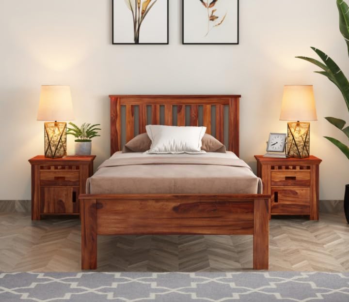 queen king single size bed, king queen single size bed, queen king size bed, king queen size bed, large king queen size bed, queen bed, king bed, king size bed, queen size bed, large size bed, full size bed, sheesham wood single bed frame, solid sheesham wood bed 208 x 102 cm, eco friendly sheesham wood bed for bedroom, affordable sheesham wooden bed in India, single bed with natural grain walnut finish, DIY assembly sheesham bed with instructions,