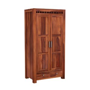 2 Door Wardrobe - 2 Drawer Sotrage - 6ft Cupboard - Functional Furniture - Image 5