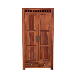 2 Door Wardrobe - 2 Drawer Sotrage - 6ft Cupboard - Functional Furniture - Image 4