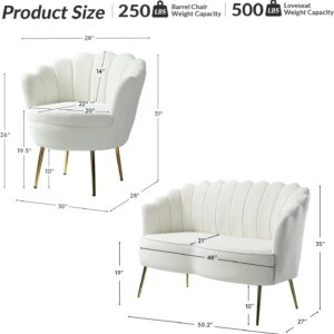 sofa set, sofa chair, accent chairs, velvet loveseat, loveseat, 3 piece velvet living room set, velvet loveseat and 2 accent chairs