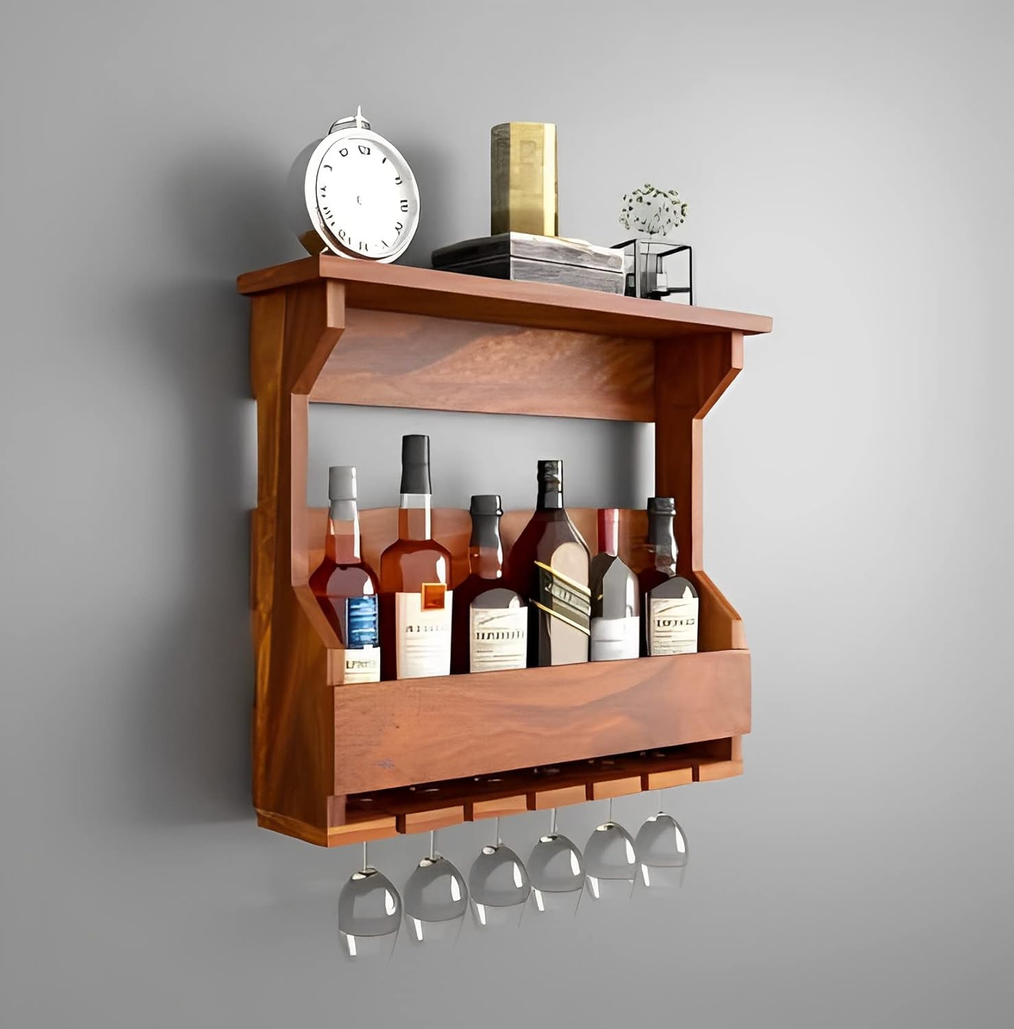 Bar Cabinet, Wall Hanging Mini Bar, Wooden Bar Cabinet, Mini Bar Cabinet for Home, Wall Mounted Bar Cabinet, Glass Storage Cabinet, Home Bar Furniture, Sheesham Wood Mini Bar, Stylish Bar Cabinet,