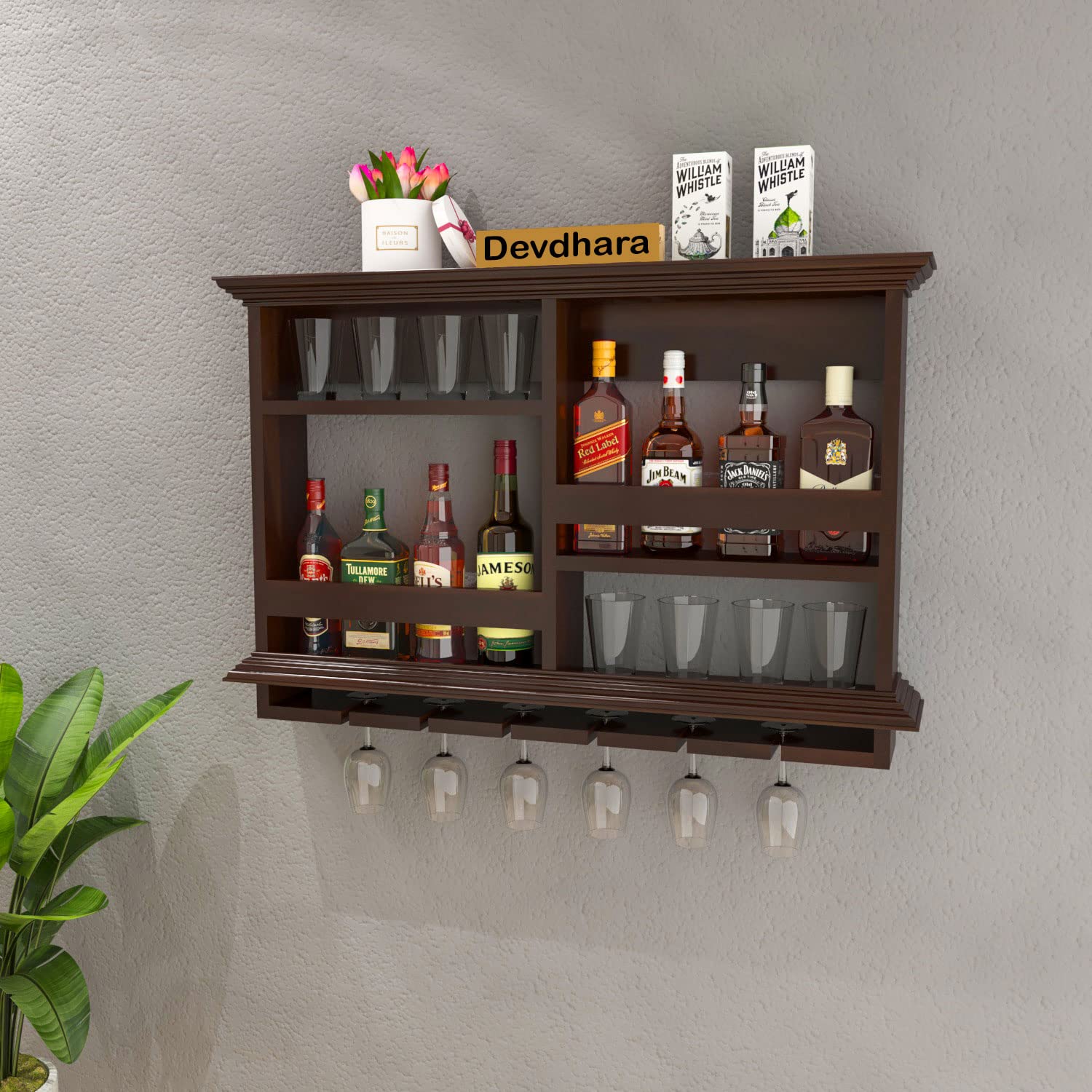 Bar Cabinet, Wall Hanging Mini Bar, Wooden Bar Cabinet, Mini Bar Cabinet for Home, Wall Mounted Bar Cabinet, Glass Storage Cabinet, Home Bar Furniture, Sheesham Wood Mini Bar, Stylish Bar Cabinet,