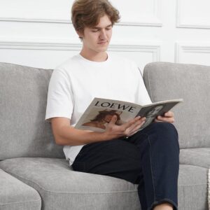 sectional sofa, sectional sofa couch, sectional couch, EASE MOOSE oversized deep seat sofa, modular chenille sectional sofa for living room, washable cushion modular sectional couch