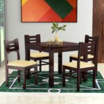 Dining Table, Dining Table Set, Dining Table with Cushion Chairs, Wooden Dining Table, Furniture Dinner Table, Dining Table Chairs Set, Cushioned Dining Chairs, Dining Furniture Set, Modern Dining Table Set, Home Dining Furniture,