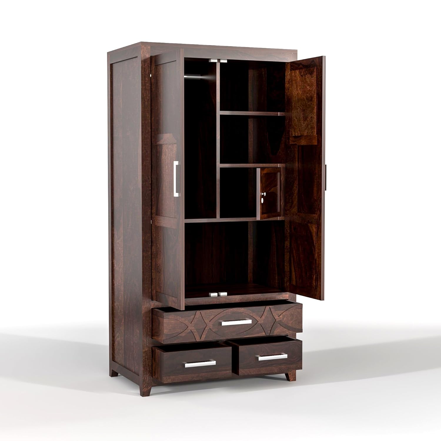 Door Wardrobe, Wooden Door Wardrobe, Bedroom Wardrobe, Modern Wardrobe Design, Storage Wardrobe, Wardrobe with Doors, Stylish Wardrobe Furniture, Bedroom Storage Furniture, Clothes Wardrobe Cabinet,