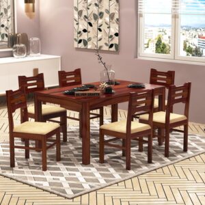 Dining Table, Dining Table Set, Dining Table with Cushion Chairs, Wooden Dining Table, Furniture Dinner Table, Dining Table Chairs Set, Cushioned Dining Chairs, Dining Furniture Set, Modern Dining Table Set, Home Dining Furniture,