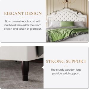 king queen size bed, queen bed, king bed, king size bed, queen size bed, adjustable tiara headboard king bed frame, velvet upholstered king platform bed,