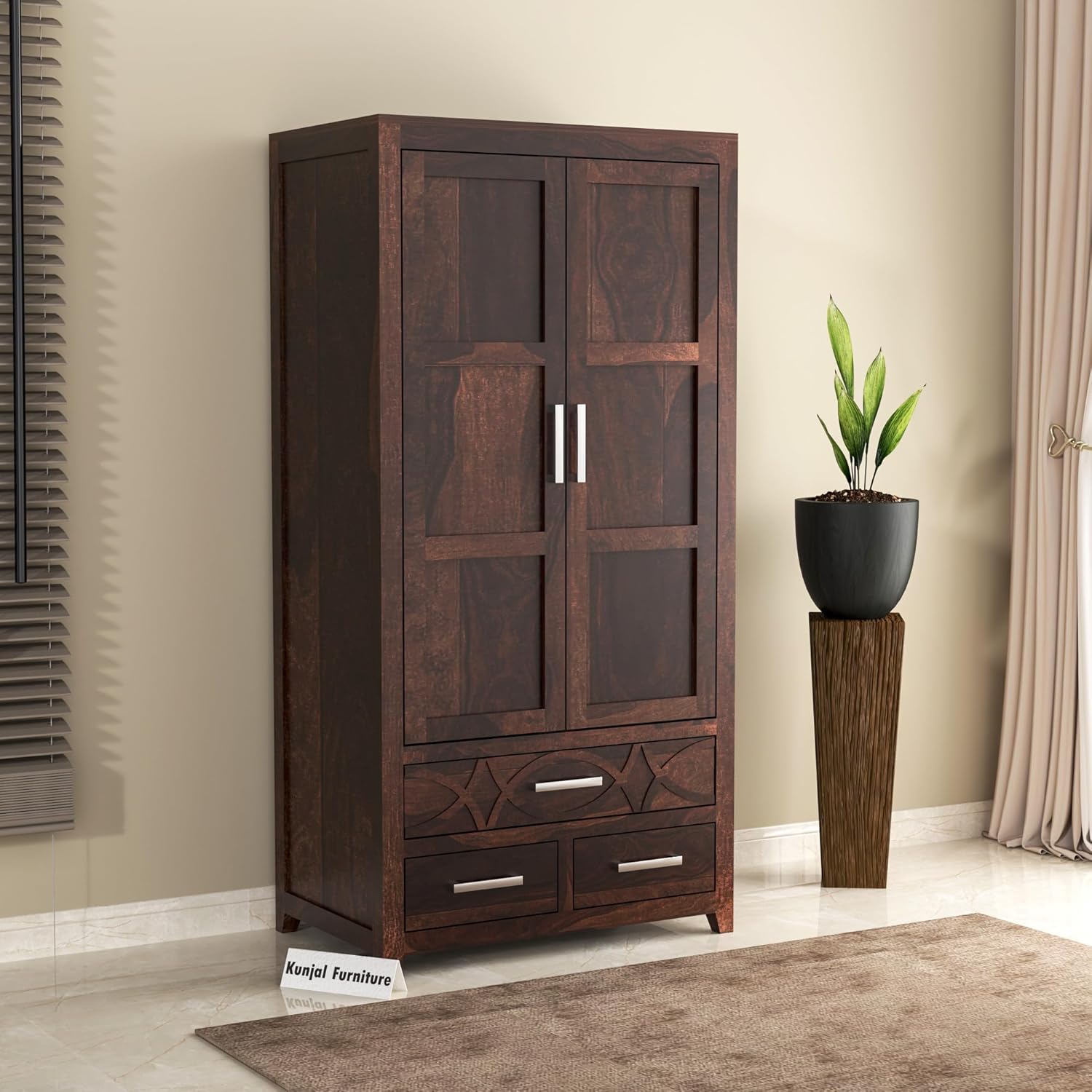Door Wardrobe, Wooden Door Wardrobe, Bedroom Wardrobe, Modern Wardrobe Design, Storage Wardrobe, Wardrobe with Doors, Stylish Wardrobe Furniture, Bedroom Storage Furniture, Clothes Wardrobe Cabinet,