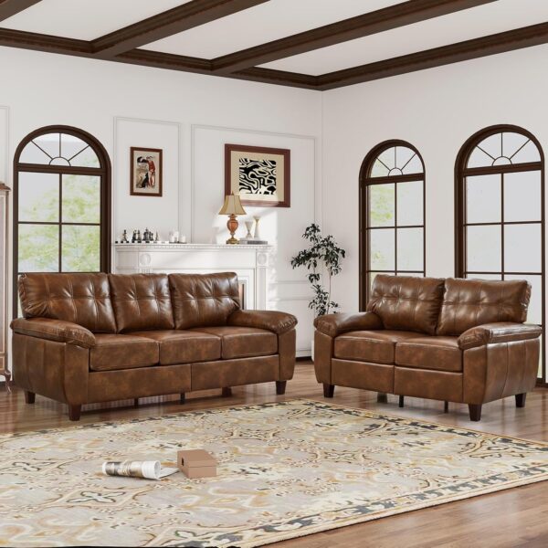 faux leather sofa, leather sofa, leather couch, faux leather couch , faux sofa, mid century modern faux leather couch , faux leather sofa with hidden storage