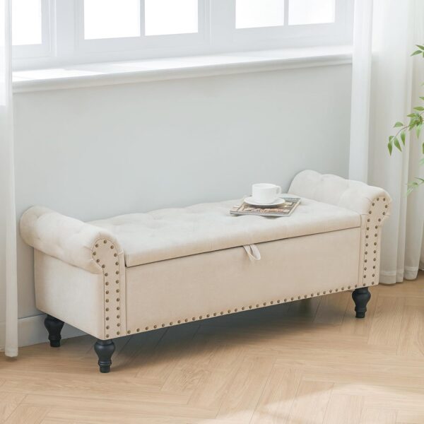 ottoman bench, storage ottoman bench, coffee table bench, storage ottoman, ottoman with storage, oversized storage ottoman bench, chenille corduroy storage ottoman