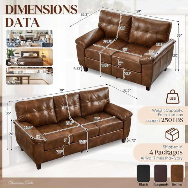 faux leather sofa, leather sofa, leather couch, faux leather couch , faux sofa, mid century modern faux leather couch , faux leather sofa with hidden storage