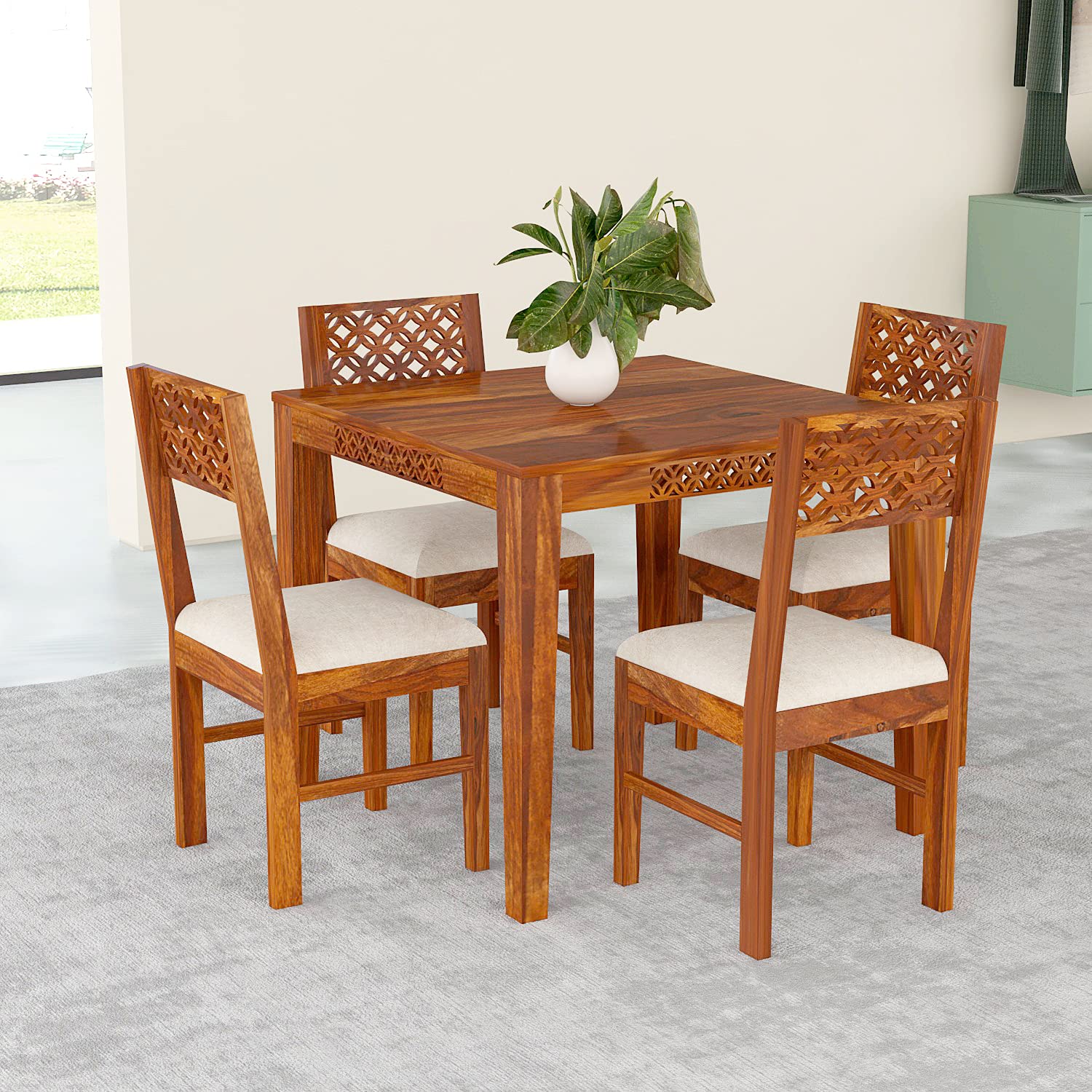 Dining Table, Dining Table Set, Dining Table with Cushion Chairs, Wooden Dining Table, Furniture Dinner Table, Dining Table Chairs Set, Cushioned Dining Chairs, Dining Furniture Set, Modern Dining Table Set, Home Dining Furniture,