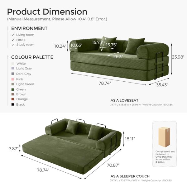floor sofa, sofa bed, sleeper couch, sleeper bed, Floor Sofa Bed