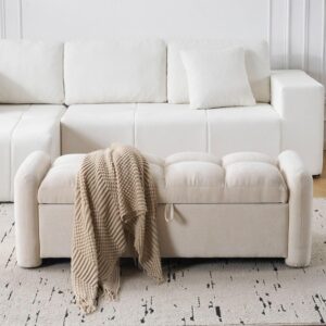 ottoman bench, storage ottoman bench, coffee table bench, storage ottoman, ottoman with storage, oversized storage ottoman bench, chenille corduroy storage ottoman