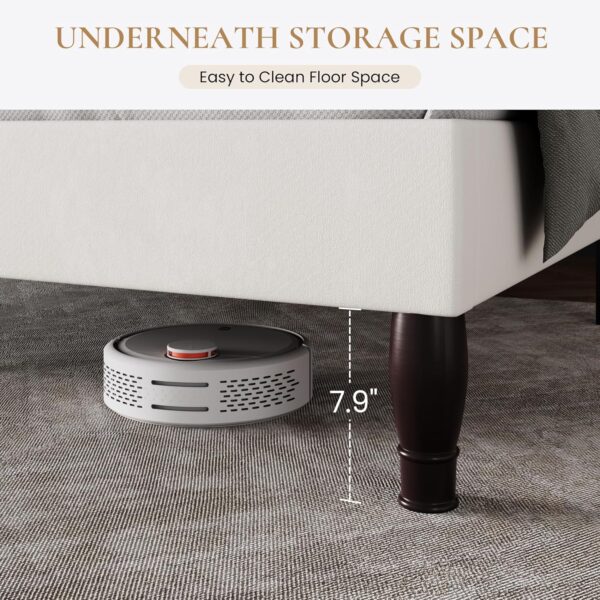 king queen size bed, queen bed, king bed, king size bed, queen size bed, adjustable tiara headboard king bed frame, velvet upholstered king platform bed,