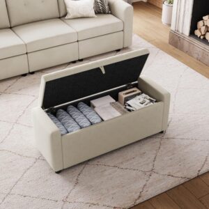 ottoman bench, storage ottoman bench, coffee table bench, storage ottoman, ottoman with storage, oversized storage ottoman bench, chenille corduroy storage ottoman