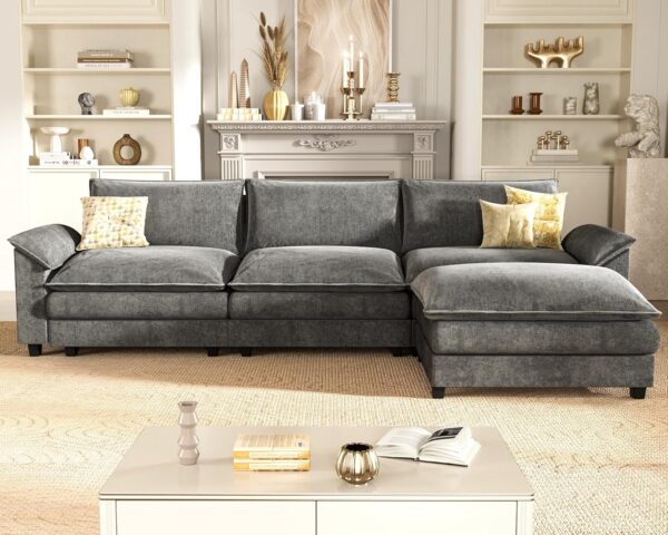 sectional sofa, sectional sofa couch sectional couch, elegant chenille sectional sofa for living room , deep seat memory foam sectional couch