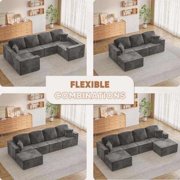 sectional sofa, sectional sofa couch sectional couch, boneless compression sectional couch, modular deep seat cloud sofa