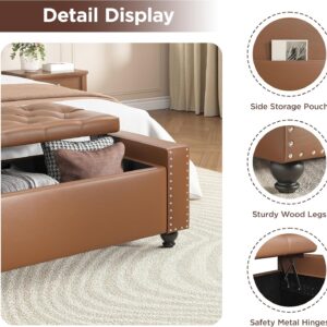 ottoman bench, leather ottoman bench, leather storage ottoman bench, storage ottoman bench, coffee table bench, storage ottoman, ottoman with storage, oversized storage ottoman bench, faux leather storage ottoman bench, leather end of bed bench with storage