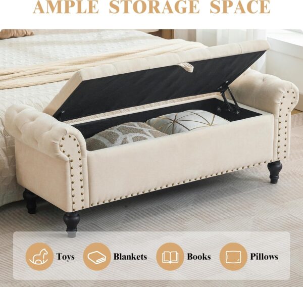 ottoman bench, storage ottoman bench, coffee table bench, storage ottoman, ottoman with storage, oversized storage ottoman bench, chenille corduroy storage ottoman